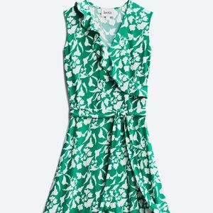 Leota floral ruffle dress